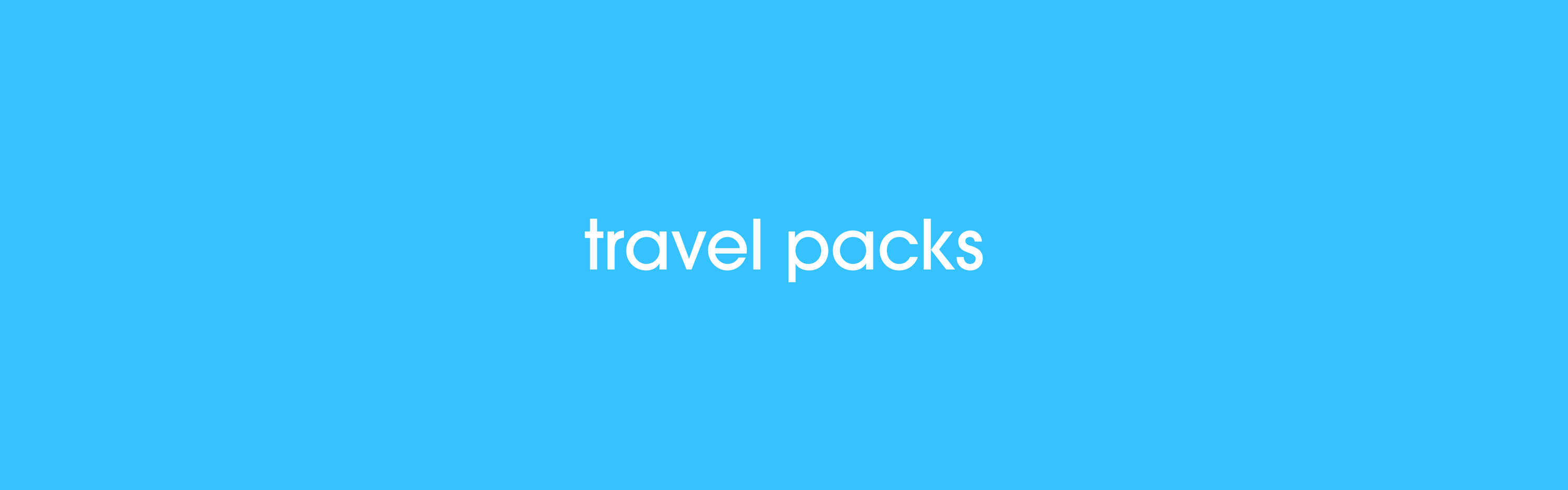 travel packs