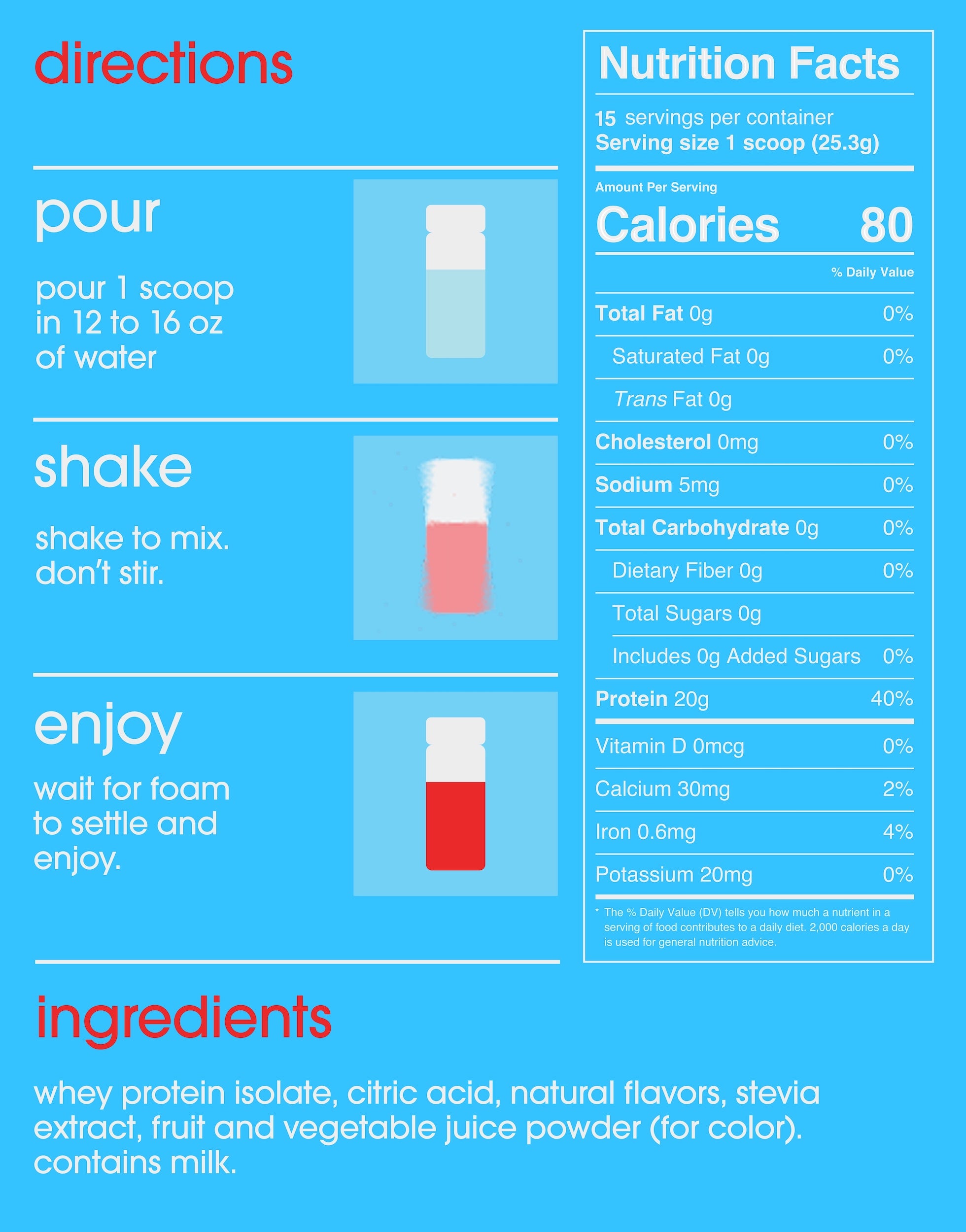 strawberry acai protein