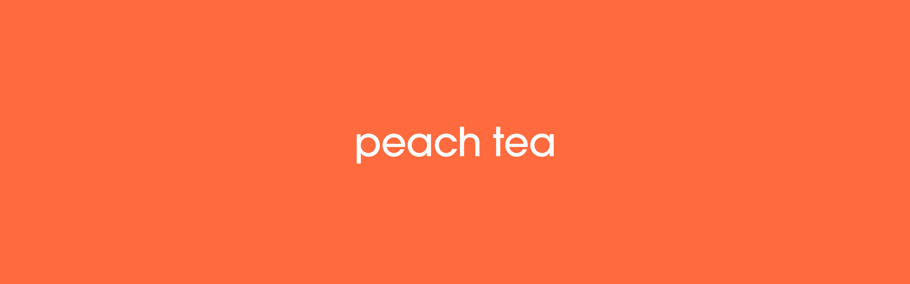 peach tea