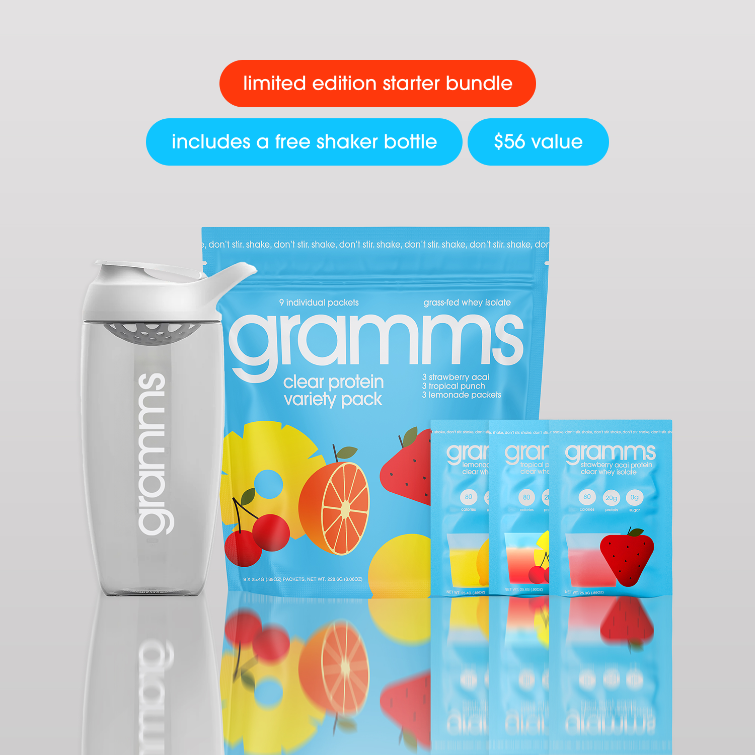 clear protein variety pack
