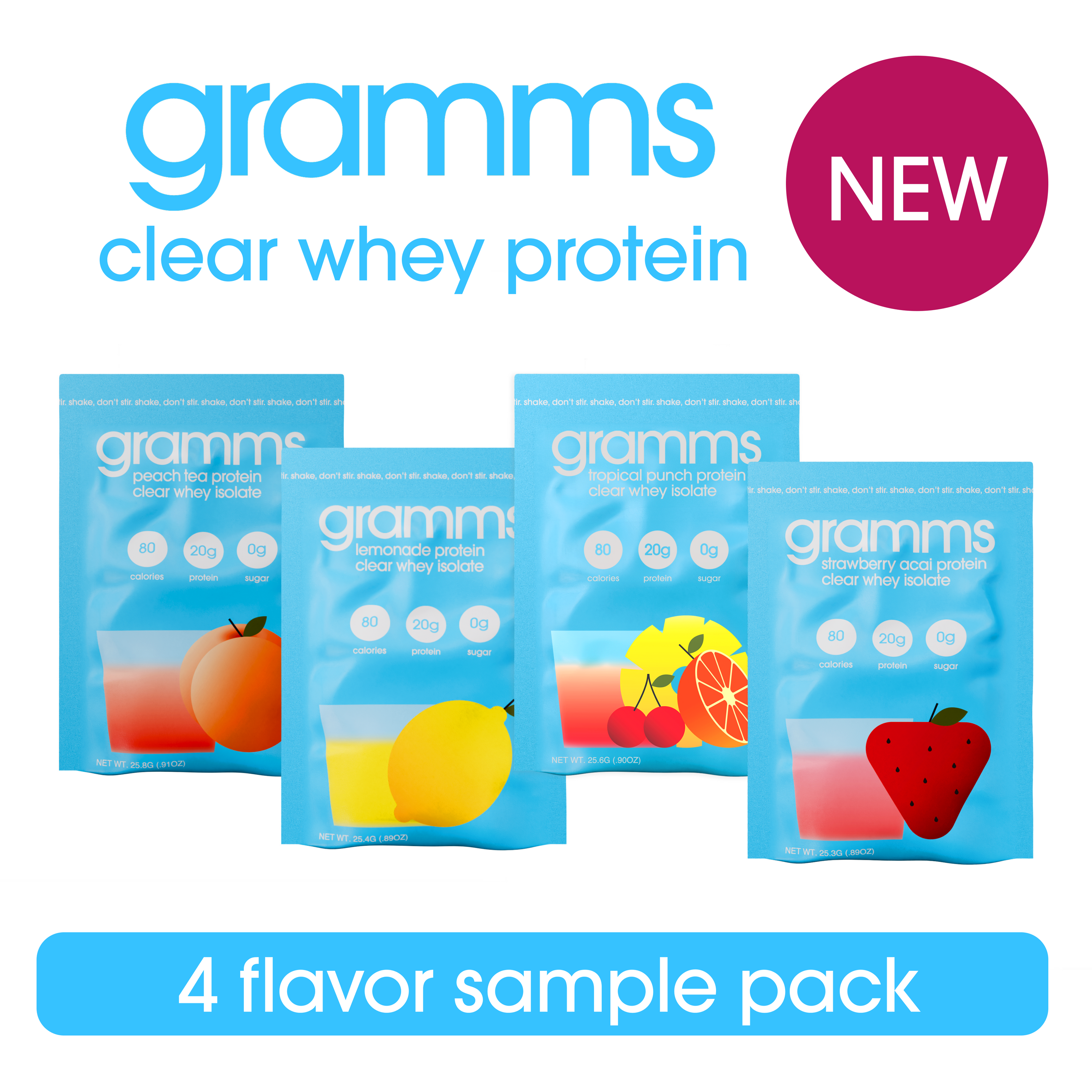 clear protein sample pack
