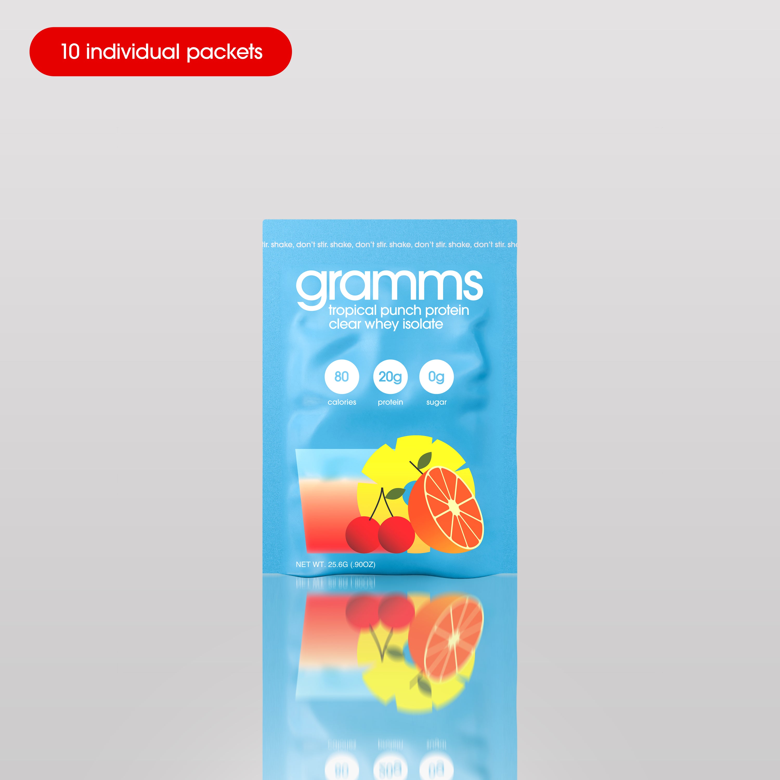 tropical punch protein travel pack