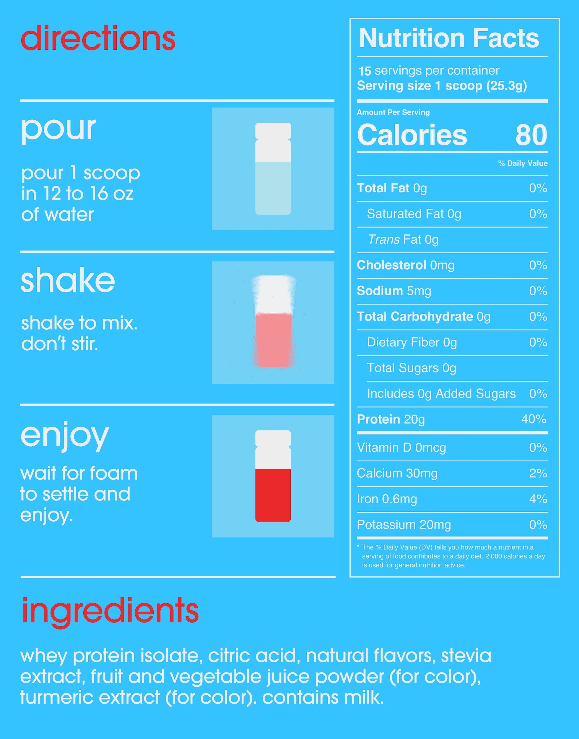 tropical punch protein (15-serving)